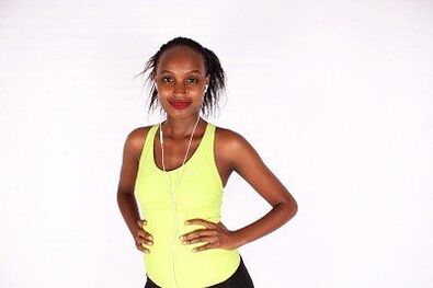 Lány egy hosszú séta után